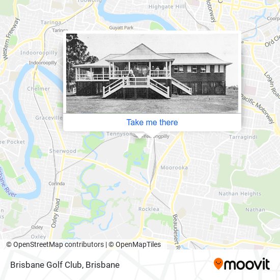 Brisbane Golf Club map