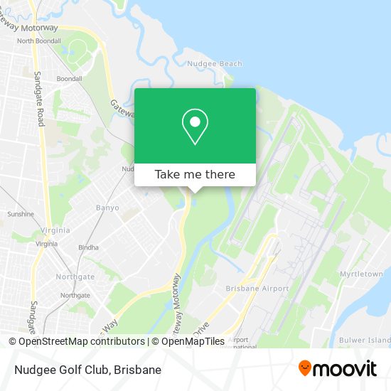 Nudgee Golf Club map