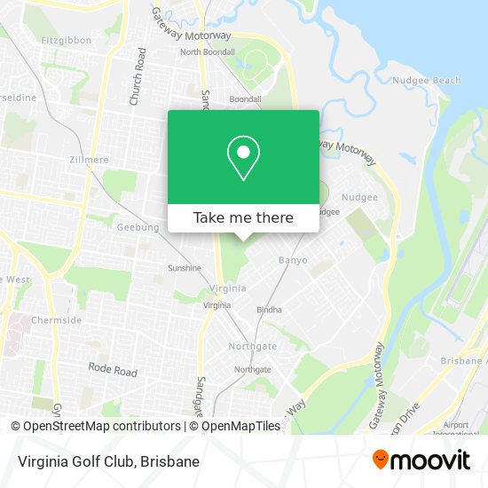 Virginia Golf Club map