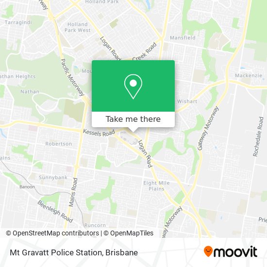 Mt Gravatt Police Station map