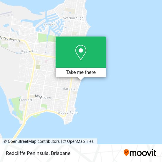 Redcliffe Peninsula map