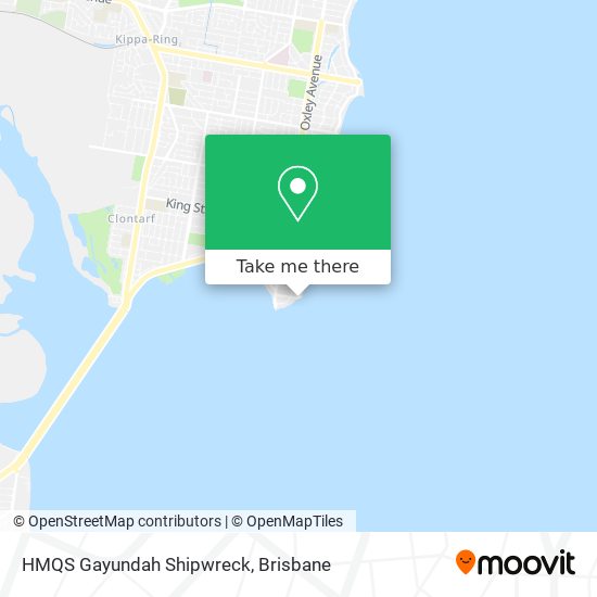 HMQS Gayundah Shipwreck map