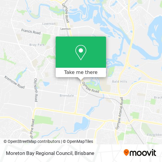 Moreton Bay Regional Council map