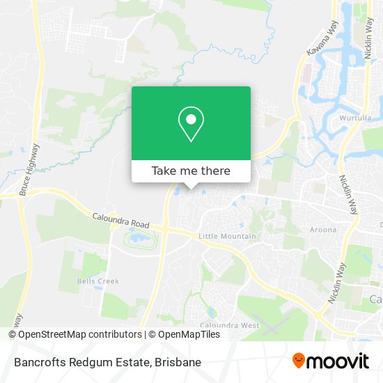 Bancrofts Redgum Estate map