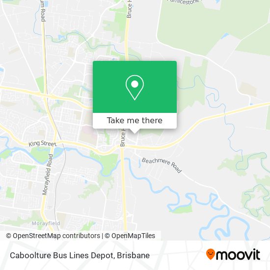 Caboolture Bus Lines Depot map