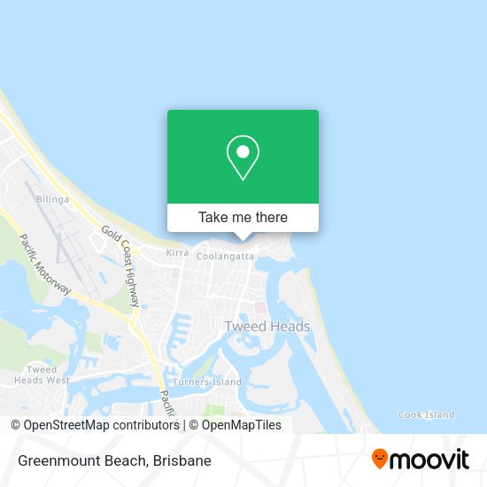Greenmount Beach map