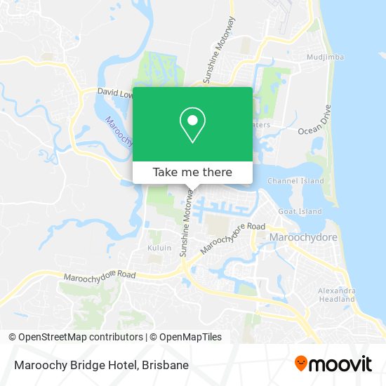 Maroochy Bridge Hotel map