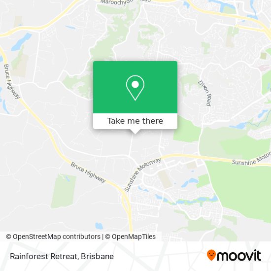 Rainforest Retreat map