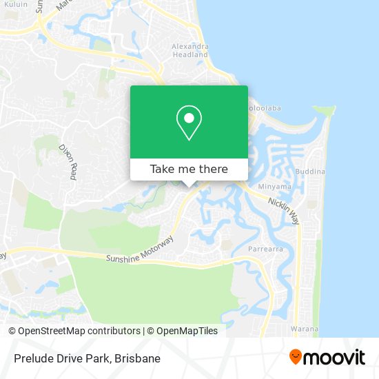 Prelude Drive Park map