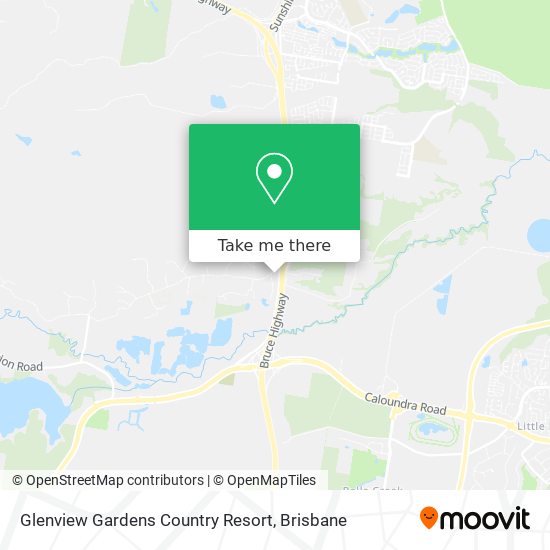 Glenview Gardens Country Resort map
