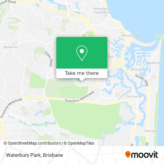 Waterbury Park map