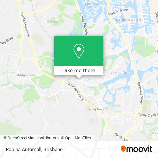 Robina Automall map