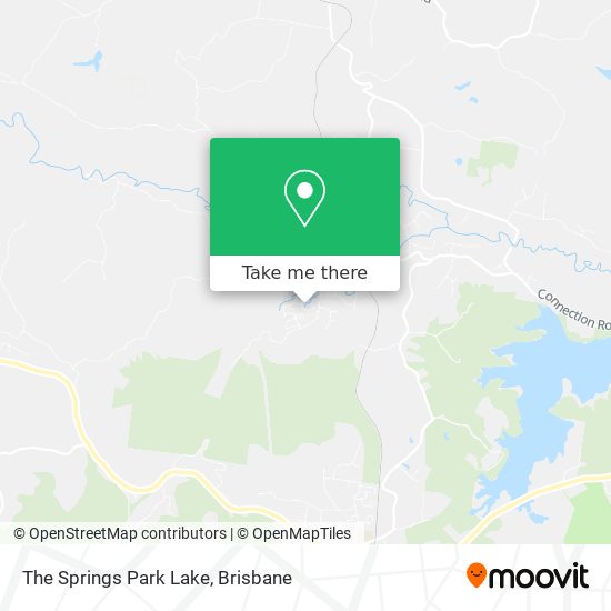 The Springs Park Lake map