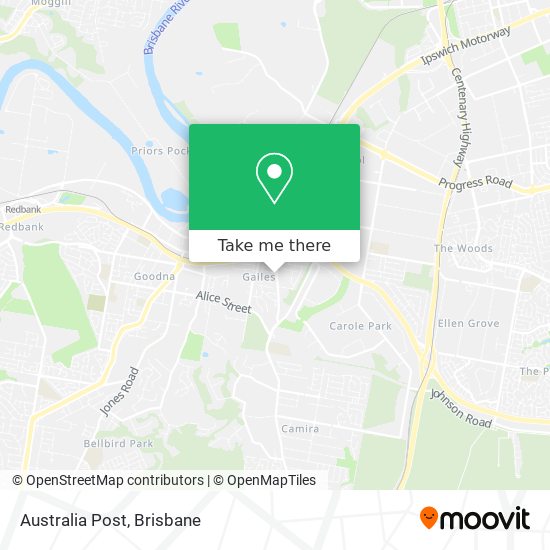 Australia Post map