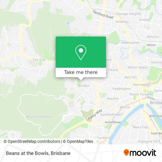 Beans at the Bowls map
