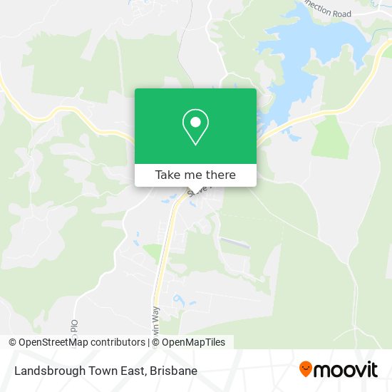 Mapa Landsbrough Town East