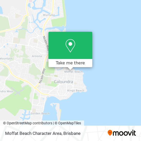 Moffat Beach Character Area map