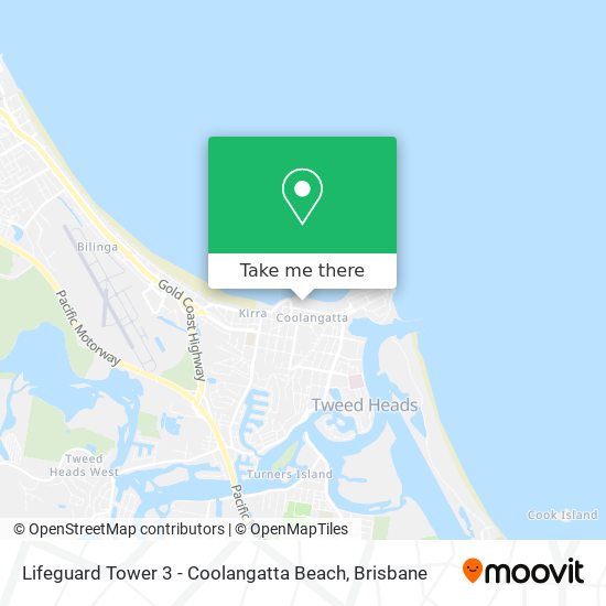Lifeguard Tower 3 - Coolangatta Beach map