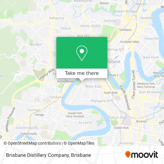 Brisbane Distillery Company map