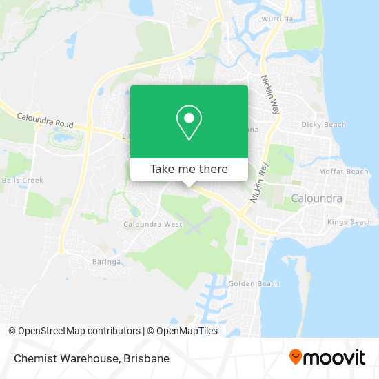 Chemist Warehouse map