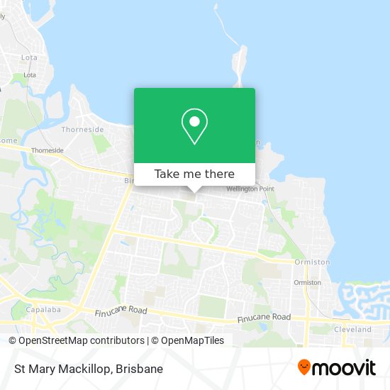 St Mary Mackillop map