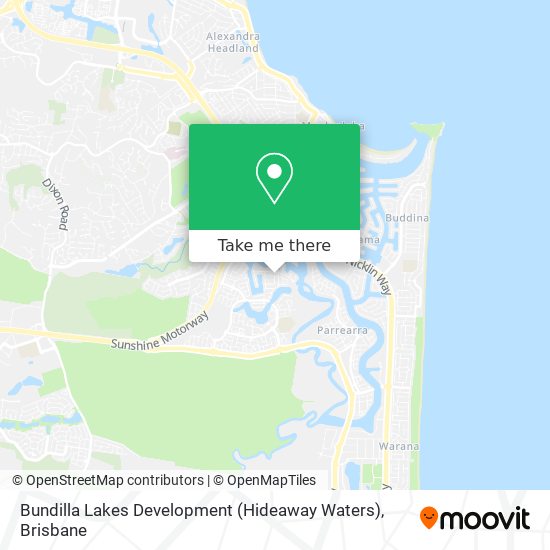 Bundilla Lakes Development (Hideaway Waters) map