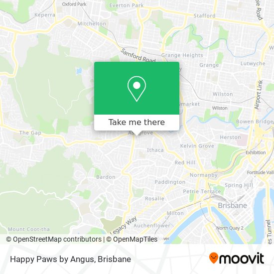 Happy Paws by Angus map