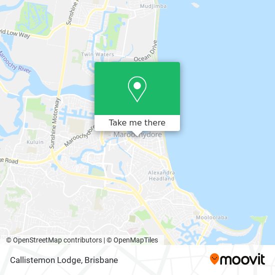 Callistemon Lodge map