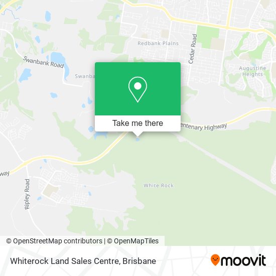 Whiterock Land Sales Centre map