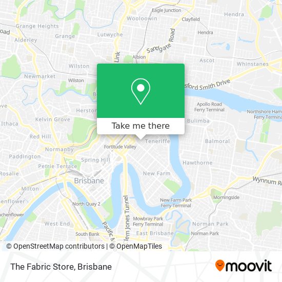 The Fabric Store map