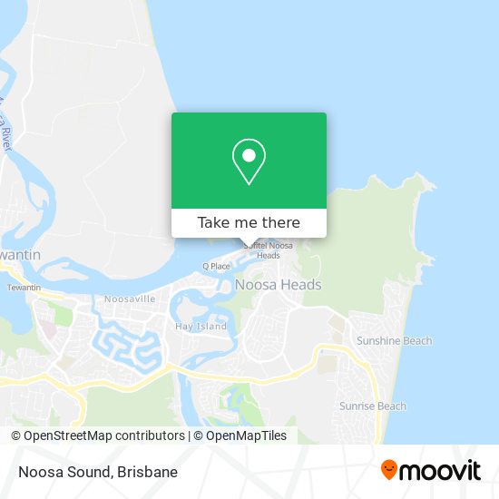 Noosa Sound map