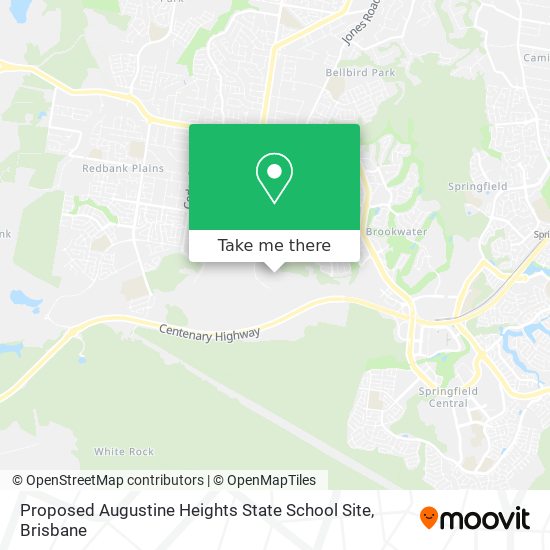 Proposed Augustine Heights State School Site map