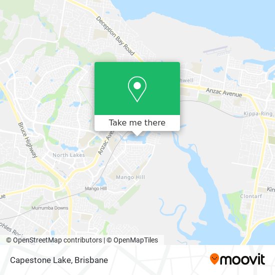 Capestone Lake map