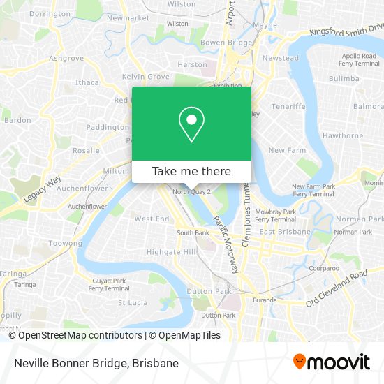 Neville Bonner Bridge map