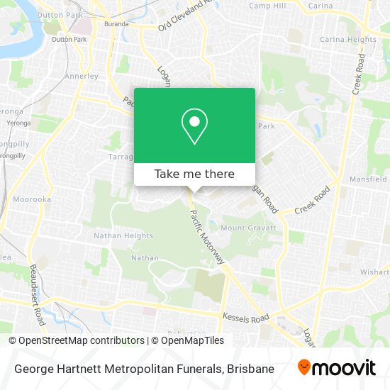 George Hartnett Metropolitan Funerals map
