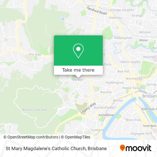 St Mary Magdalene's Catholic Church map