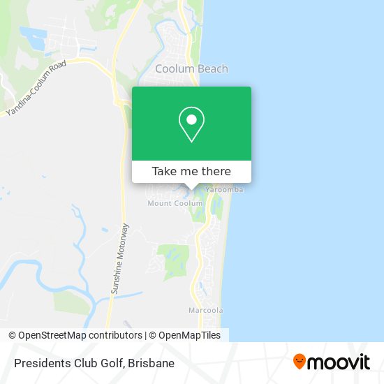 Presidents Club Golf map