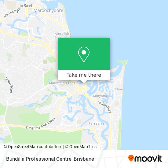 Bundilla Professional Centre map
