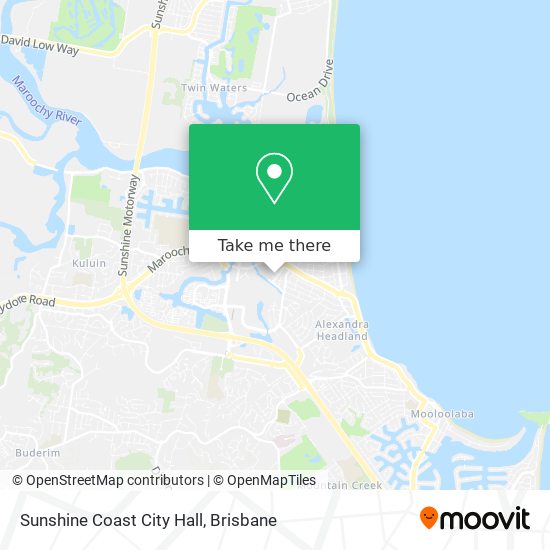 Sunshine Coast City Hall map