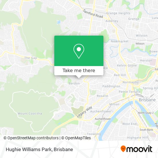 Hughie Williams Park map
