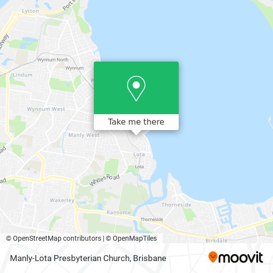 Manly-Lota Presbyterian Church map