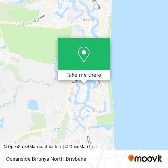 Oceanside Birtinya North map