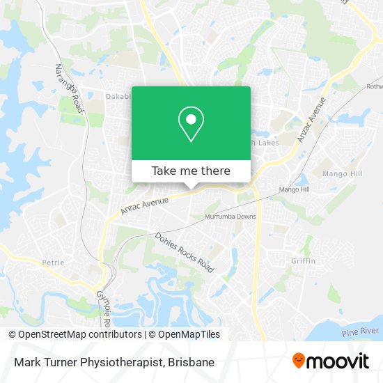 Mark Turner Physiotherapist map