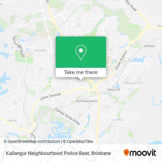 Kallangur Neighbourhood Police Beat map