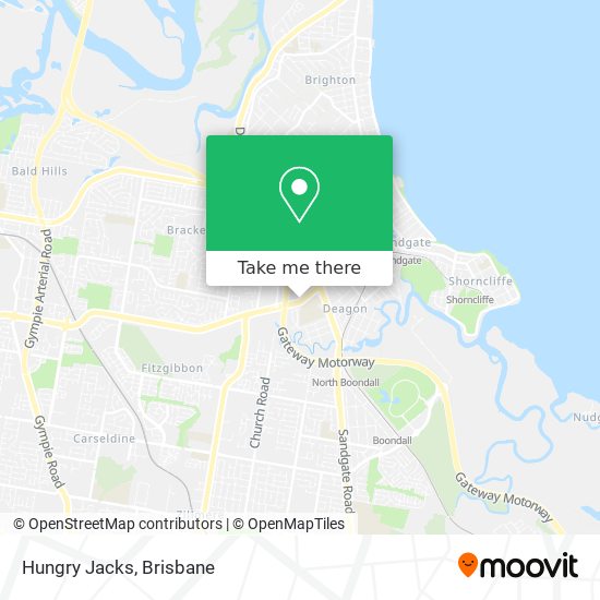 Hungry Jacks map