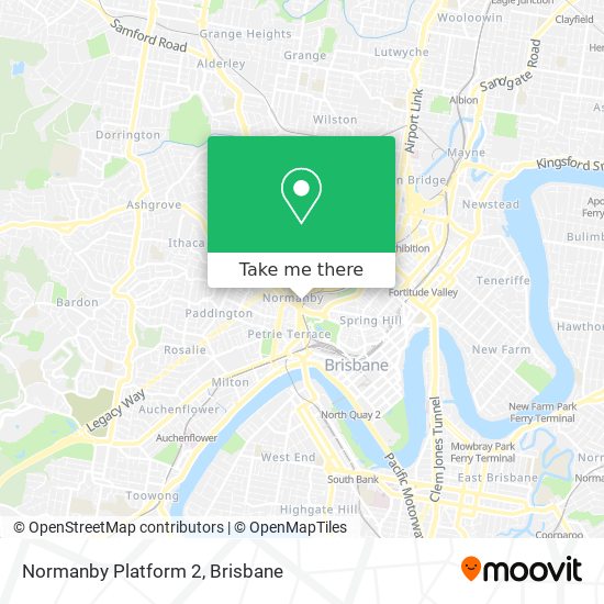 Normanby Platform 2 map