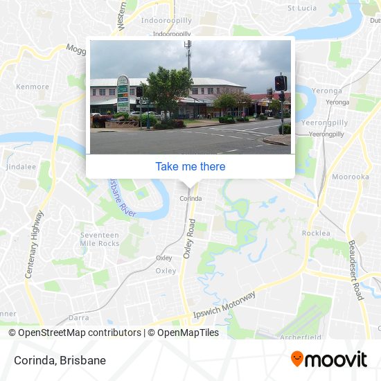 Corinda map