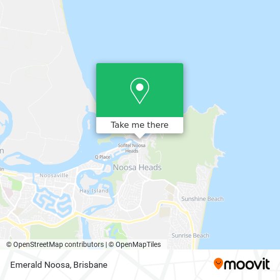 Mapa Emerald Noosa