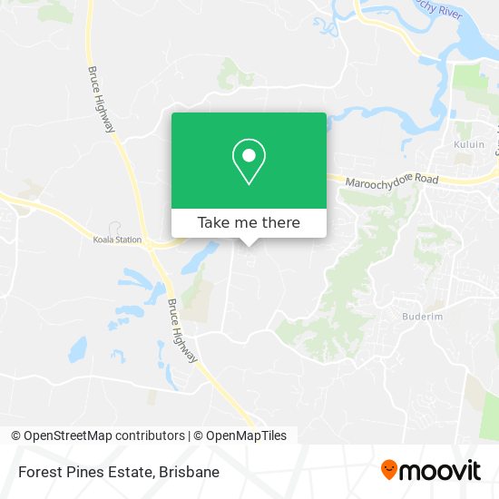 Forest Pines Estate map