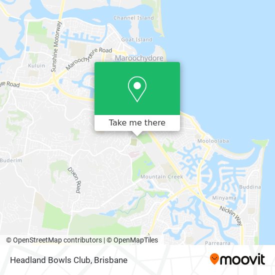 Headland Bowls Club map